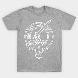 Clan Gunn Crest - Old Norse white T-Shirt